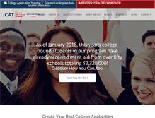 Tablet Screenshot of collegeapptraining.com